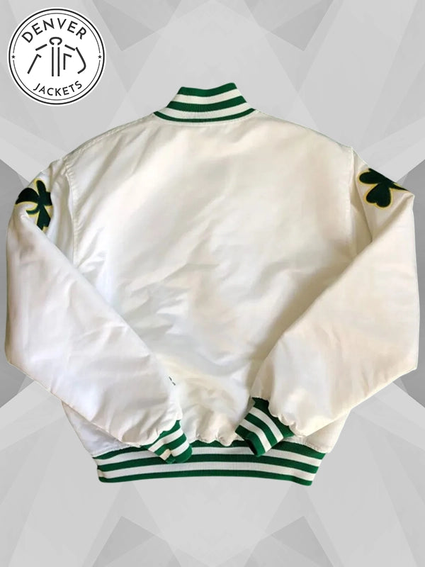 White Boston Celtics Jacket Vintage