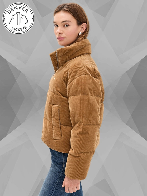 Women's Cord Puffer Jacket Polo Ralph Lauren