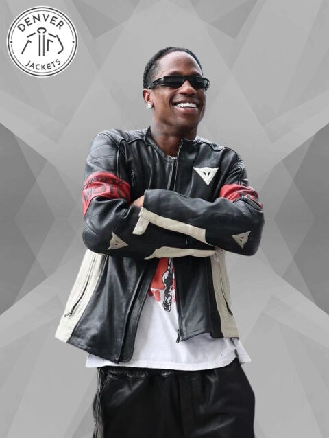 2025 F1 Miami GP Travis Scott Leather Jacket