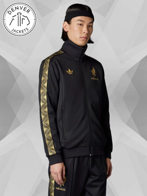 2025 Mexico Adidas Originals Gold Track Top Jacket