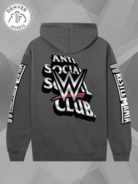 ASSC x WWE Wrestlemania Hoodie Grey