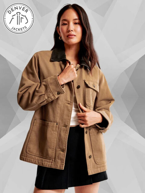 Abercrombie Women s Workwear Jacket Brown