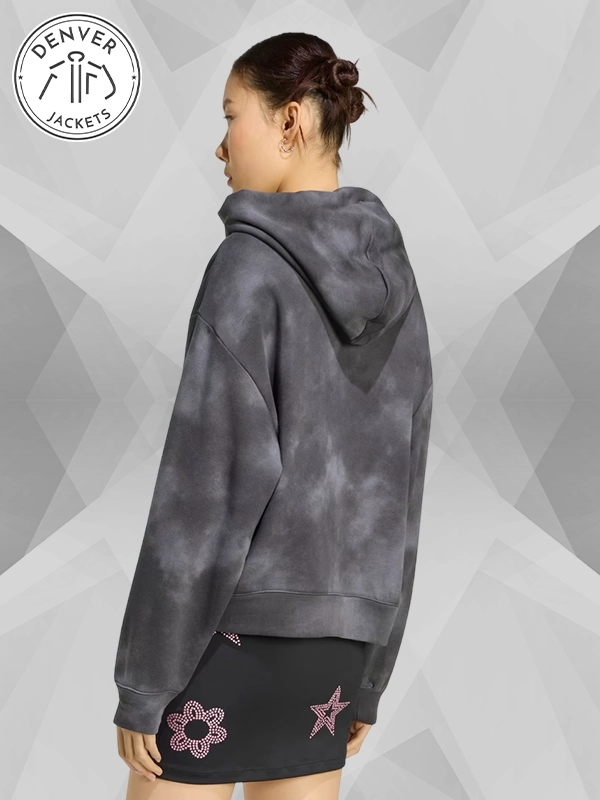 Adidas x Disney Hannah Montana Black Hoodie Sweatshirt For Sale