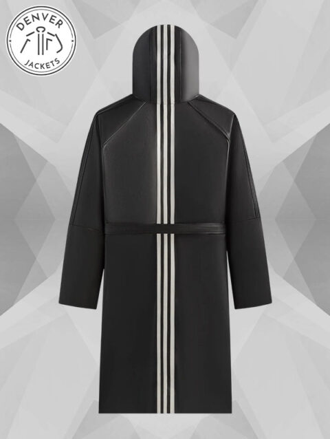 Adidas x Kith Leather Coat Black