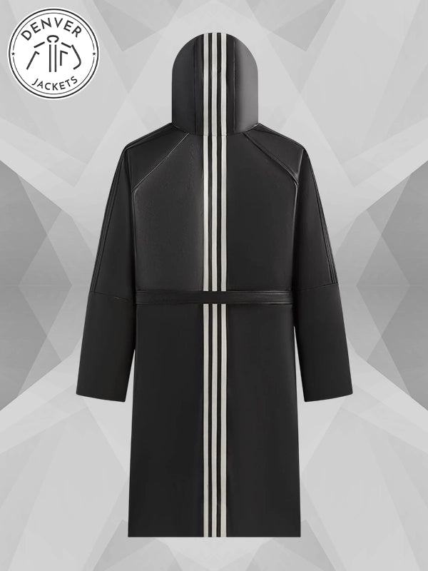 Adidas x Kith Leather Coat Black