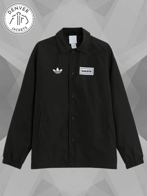Adidas x Oasis Tour Coach Jacket Black