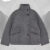 Arket Double Wool Blend Jacket Grey