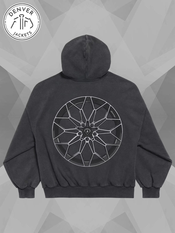 Balenciaga x Automobili Lamborghini Black Zip up Hoodie