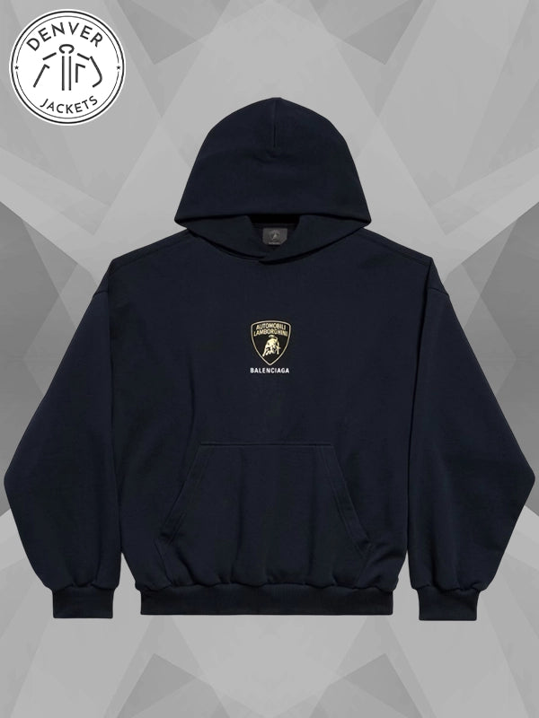 Balenciaga x Automobili Lamborghini Hoodie Black