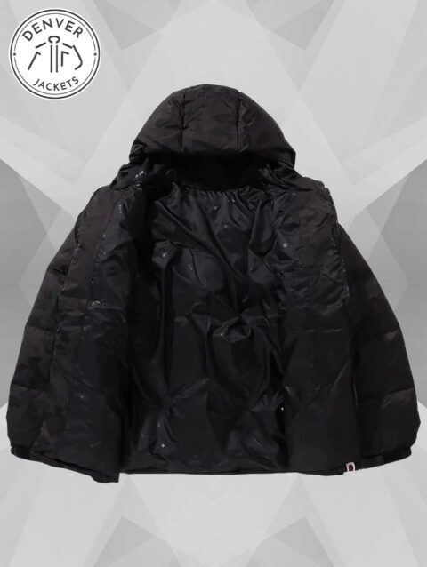Bape Camo Black Puffer Jacket