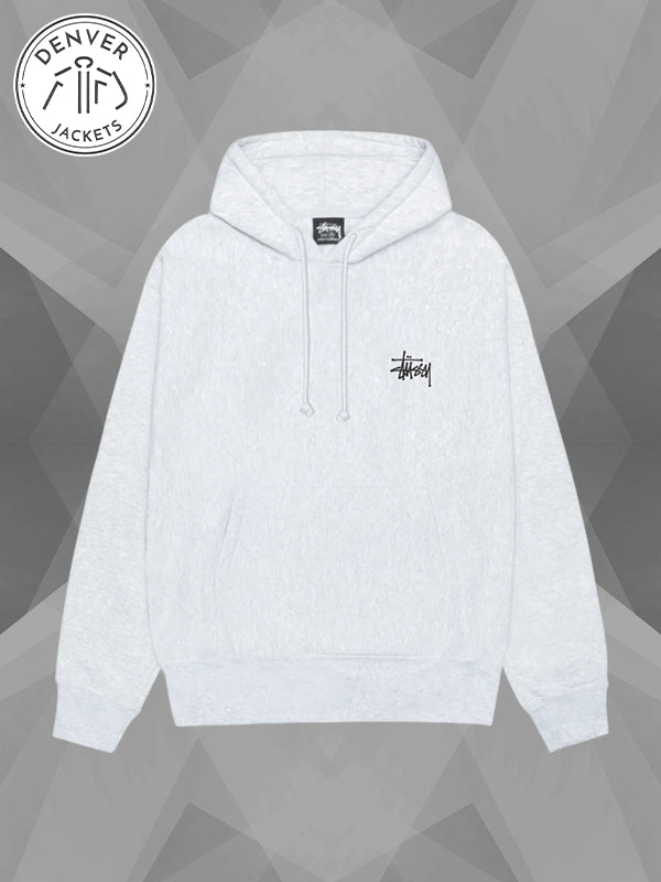 Basic Stussy Grey Hoodie