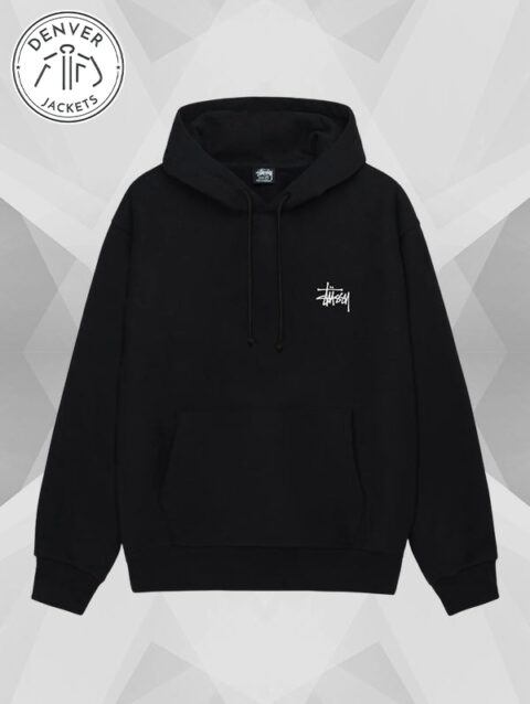 Basic Stussy Hoodie Black