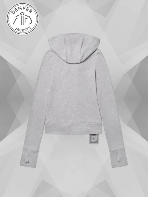 Big Zipper Hoodie Grey