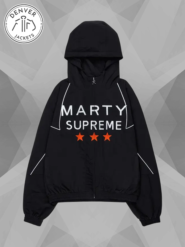 Black Marty Supreme Jacket A24