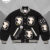 Black Supreme Drill Team Varsity Jacket Men s