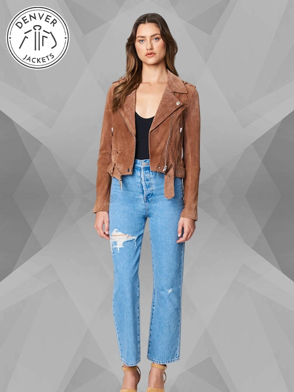 Blank NYC Brown Suede Jacket