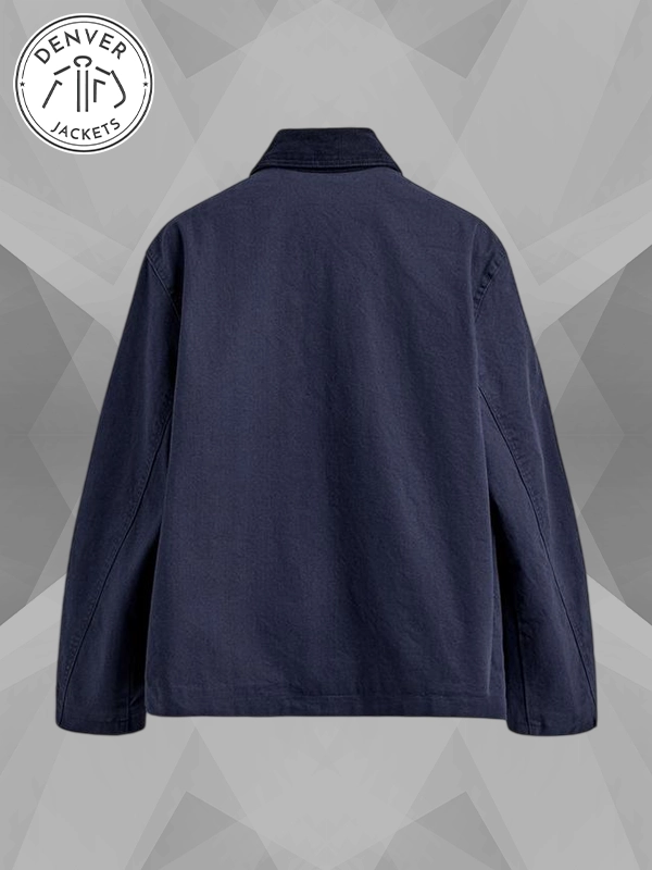 Blue Clasp Jacket Zara