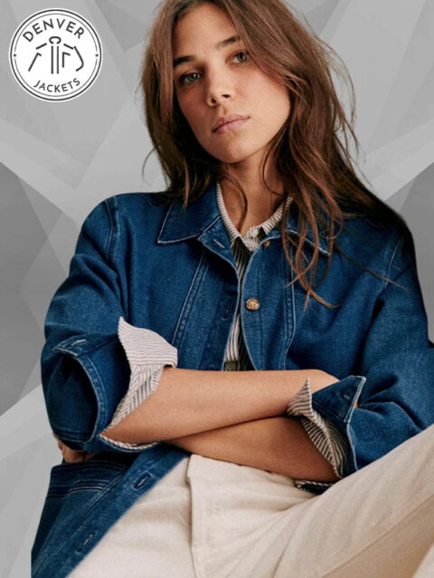 Blue Denim Sezane Will Jacket