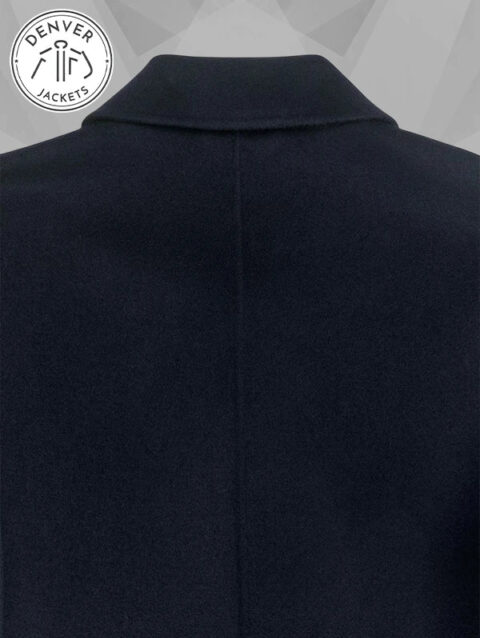 Blue Short Double Face Wool Jacket Arket