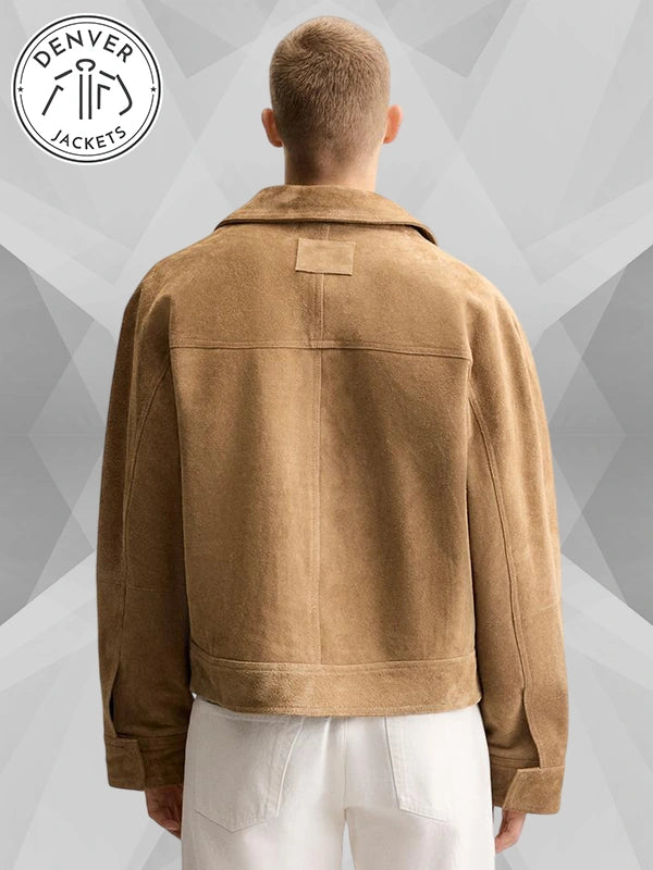 Brown Zara Suede Jacket Men s