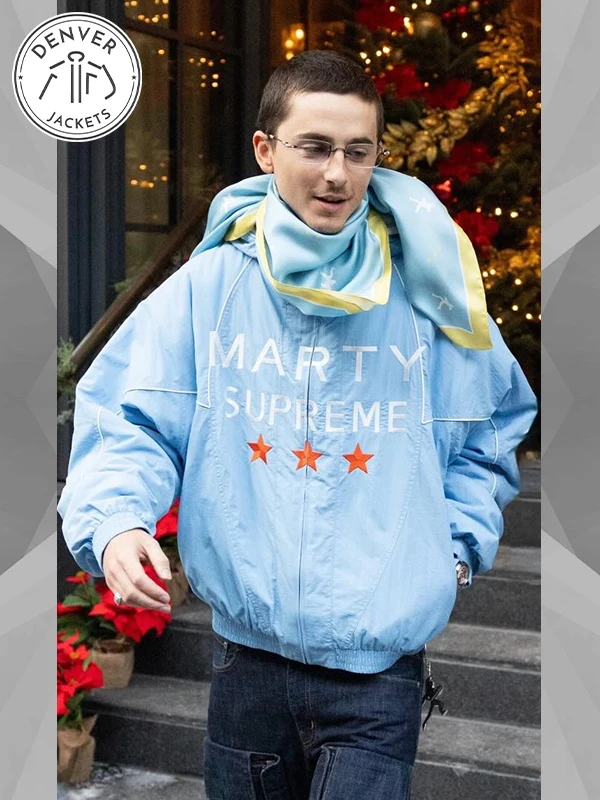 Buy Mens Marty Supreme Hero Jacket Sky Blue