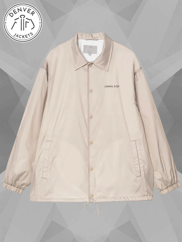 Carhartt WIP HarttBreaker Coach Jacket Silver Cloud