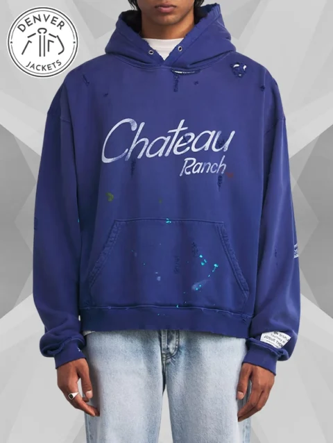 Chateau Ranch Blue Hoodie Gallery Dept