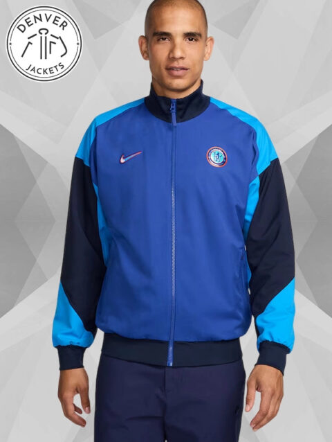 Chelsea F C Nike Anthem Jacket Blue