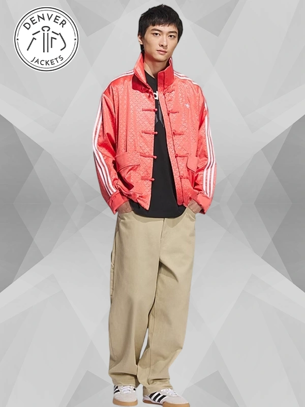 Chinese New Year Tang Retro Sports Red Jacket