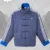 Chinese New Year Tang Satin Track Jacket Blue