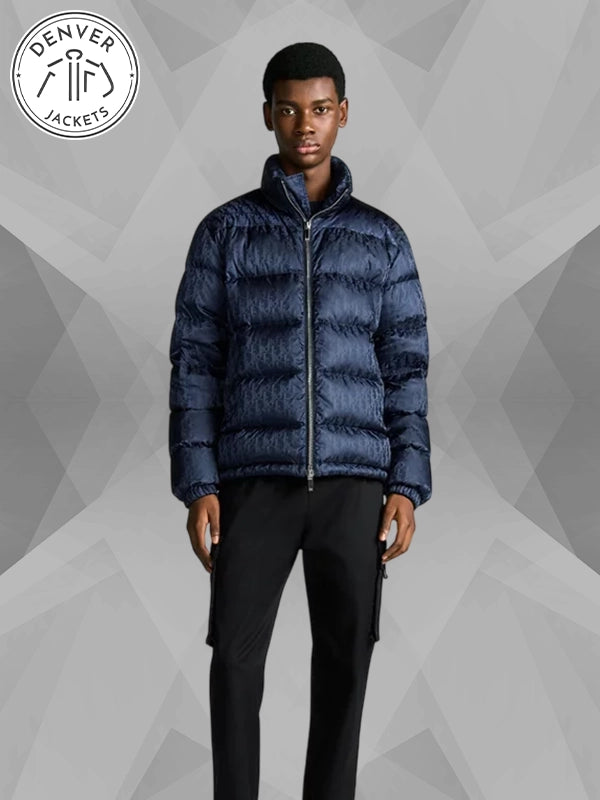 Christian Dior Blue Puffer Jacket