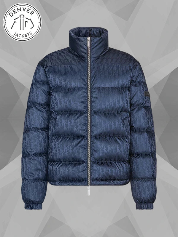 Christian Dior Puffer Jacket Blue