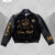 Crown Royal x Purple Brand Jeff Hamilton Varsity Jacket Black