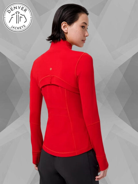 Dark Red Define Lululemon Jacket