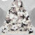 Denim Tears White Camo Cotton Wreath Zip up Hoodie