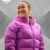 England Lionesses Nike Purple Puffer Jacket