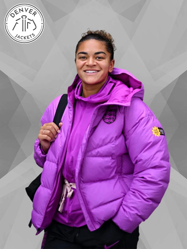 England Lionesses Purple Puffer Jacket Nike