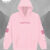 Even In Arcadia Floral Sleep Token Pink Hoodie