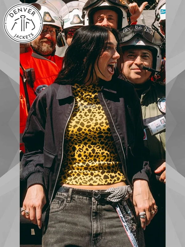 F1 Grand Prix Monaco Dua Lipa Black Jacket