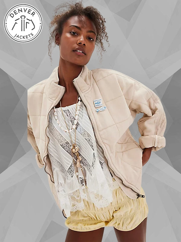 Free People Dolman Quilted Tea Jacket