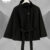 Gina Tricot Belt Cape Jacket Black