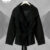 Gina Tricot High Neck Short Jacket Black