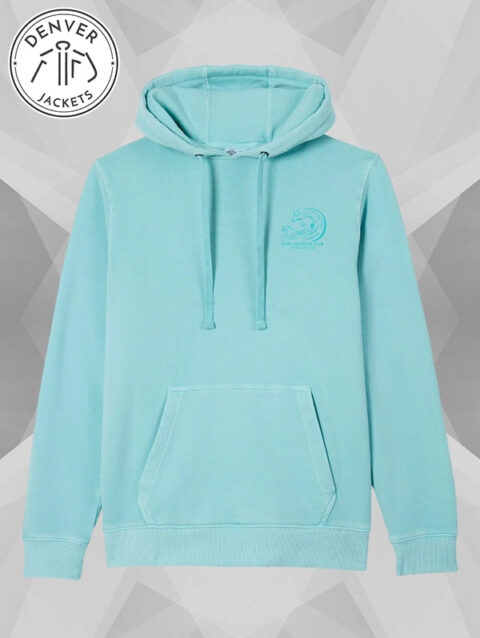 Goat USA Ride the Wave Hooded Sweatshirt Aqua Sky