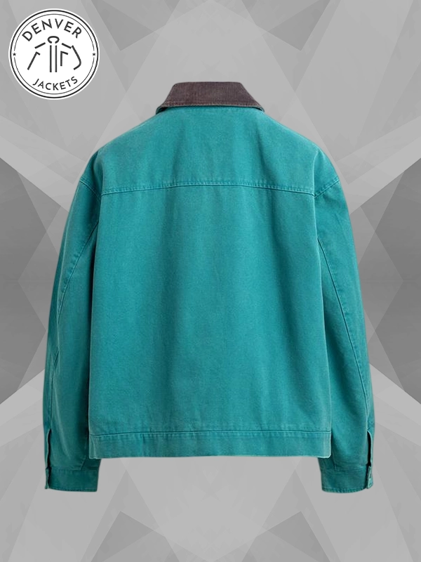 Green Fireman Clasp Zara Jacket Sale