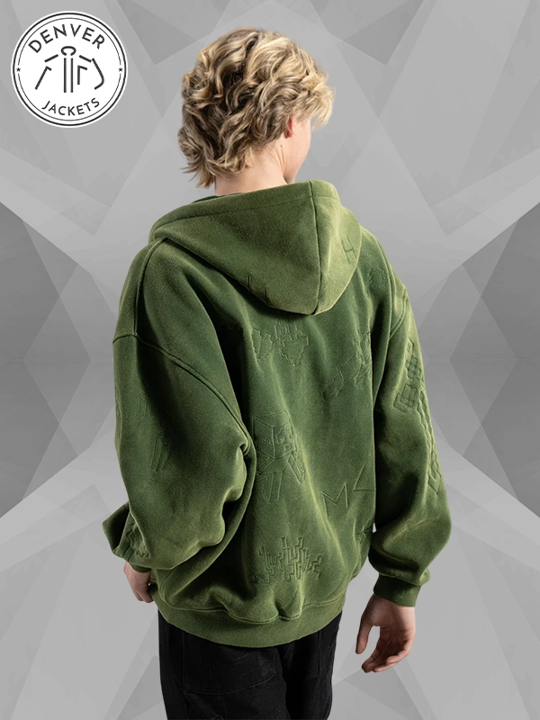 Green Sketch Hoodie Minecraft