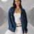Grey Bandit Jean Jacket Blue