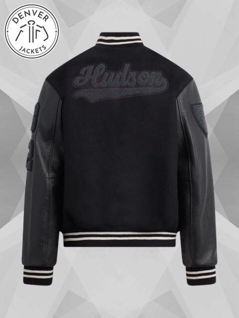 Hudson x Brandon Williams Varsity Jacket Black