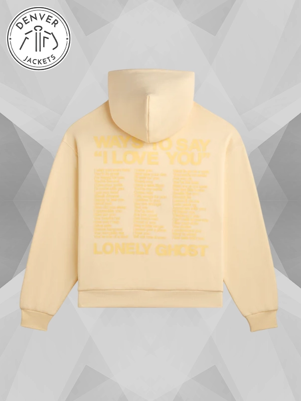 I Love You Say It Back Hoodie Yellow