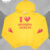 Iconaclub I love Speeding Tickets Hoodie Yellow