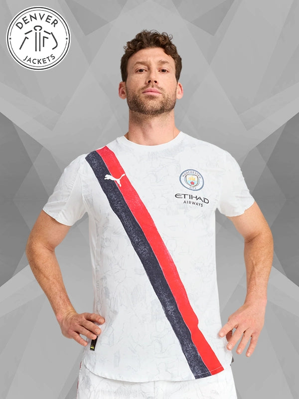KidSuper Man City FC Jersey White